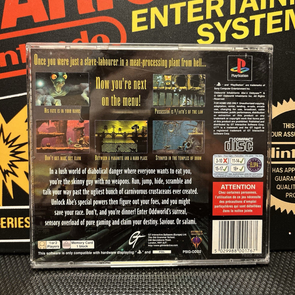 Oddworld: Abe's Oddysee W.Manual PlayStation 1