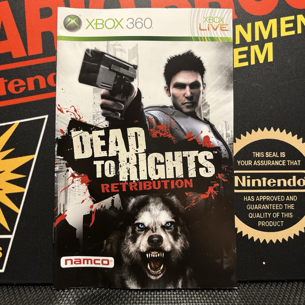 Dead To Rights Retribution W.Manual Xbox 360