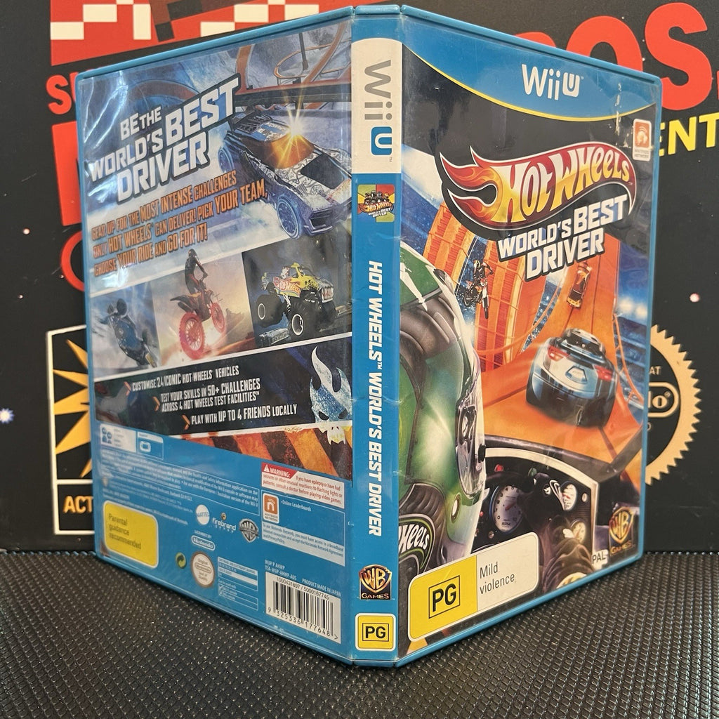 Hot Wheels World's Best Driver W.Manual Nintendo Wii U
