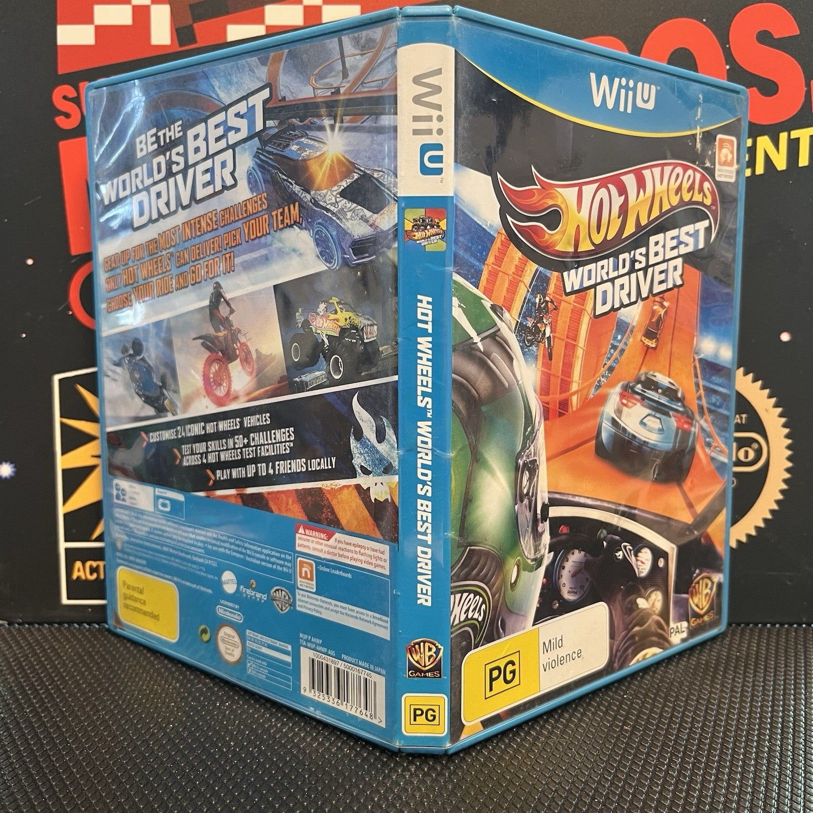 Hot Wheels World's Best Driver W.Manual Nintendo Wii U