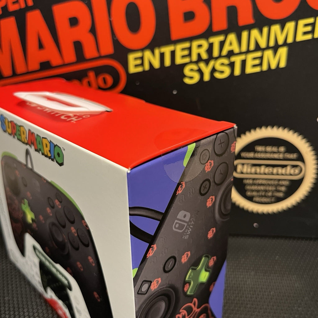 Super Mario PDP Rematch Glow Wired Controller Nintendo Switch