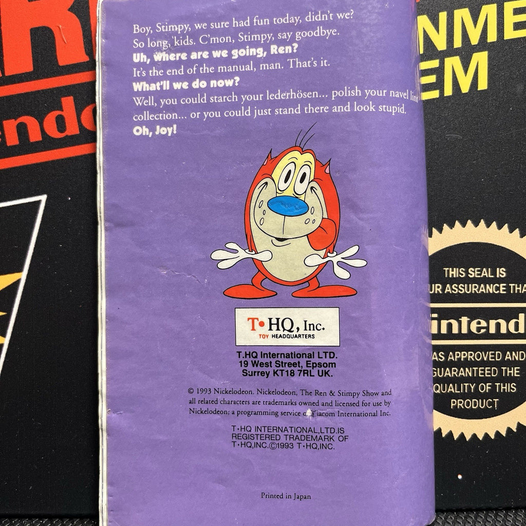The Ren & Stimpy Show Veediots! Super Nintendo Entertainment System