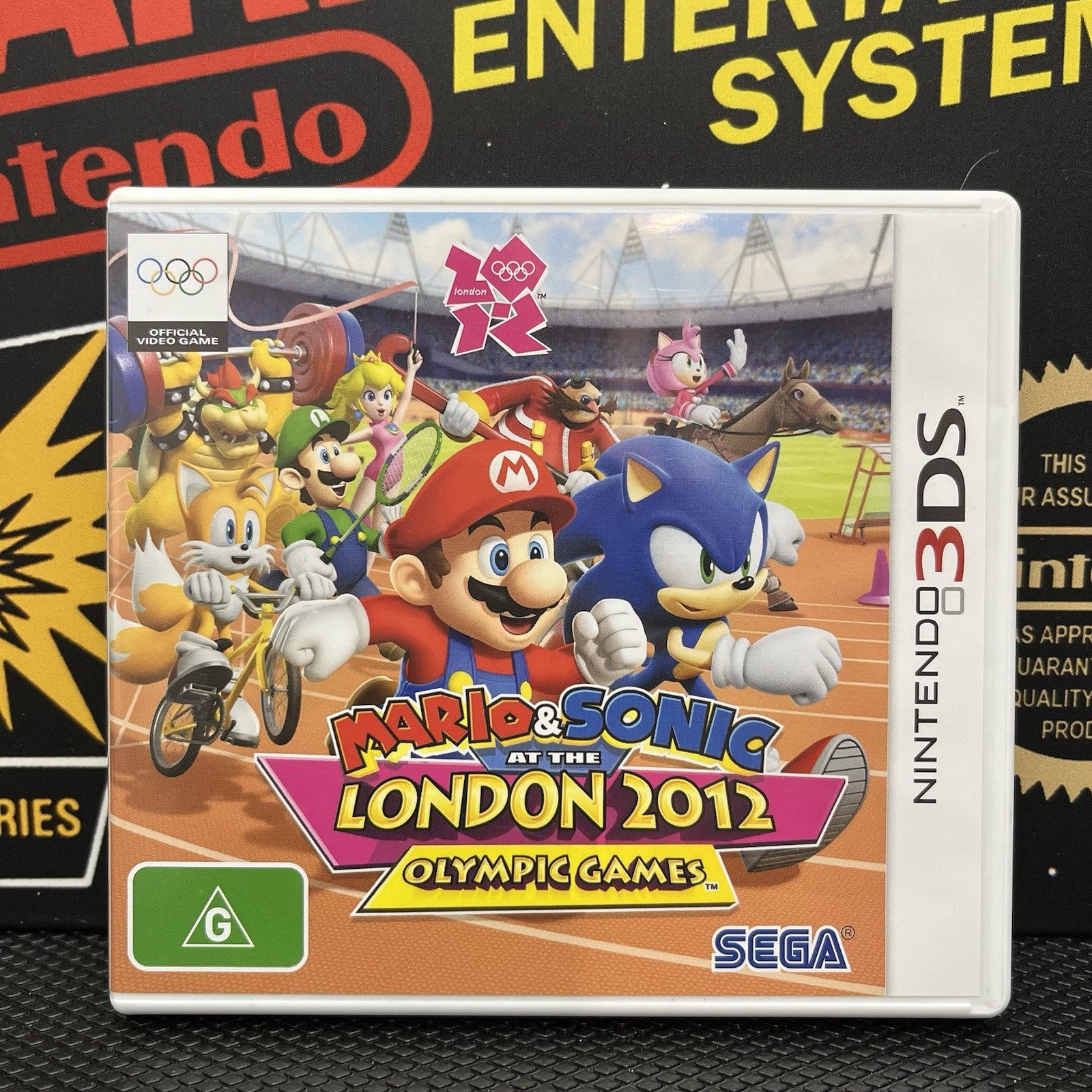 Mario & Sonic At The London 2012 Olympic Games with the Manual Nintendo 3DS