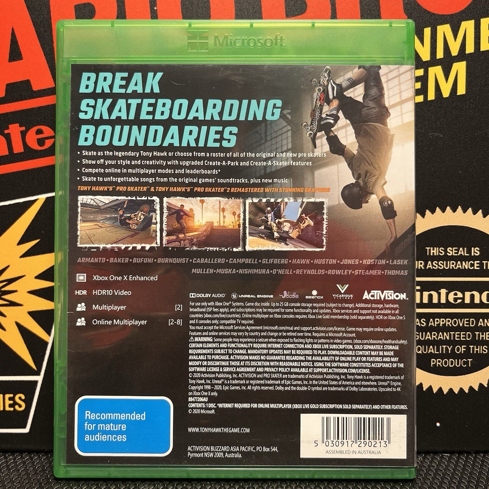 Tony Hawk's Pro Skater 1+2 Xbox One