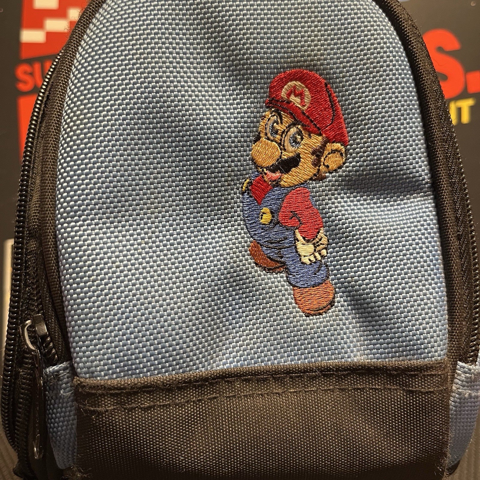 Official Nintendo Super Mario Mini Backpack Gameboy Travel Case
