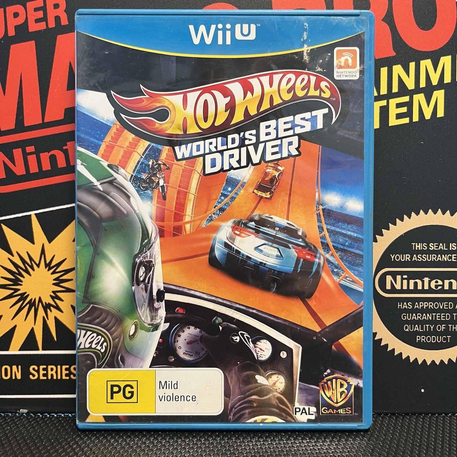 Hot Wheels World's Best Driver W.Manual Nintendo Wii U