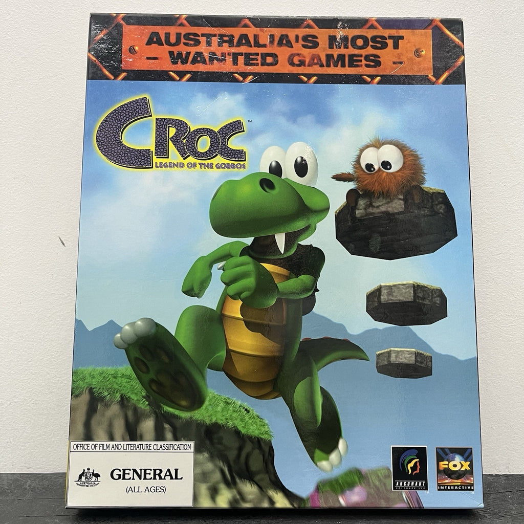 Croc Bog Box PC 1997 Microsoft Windows 95