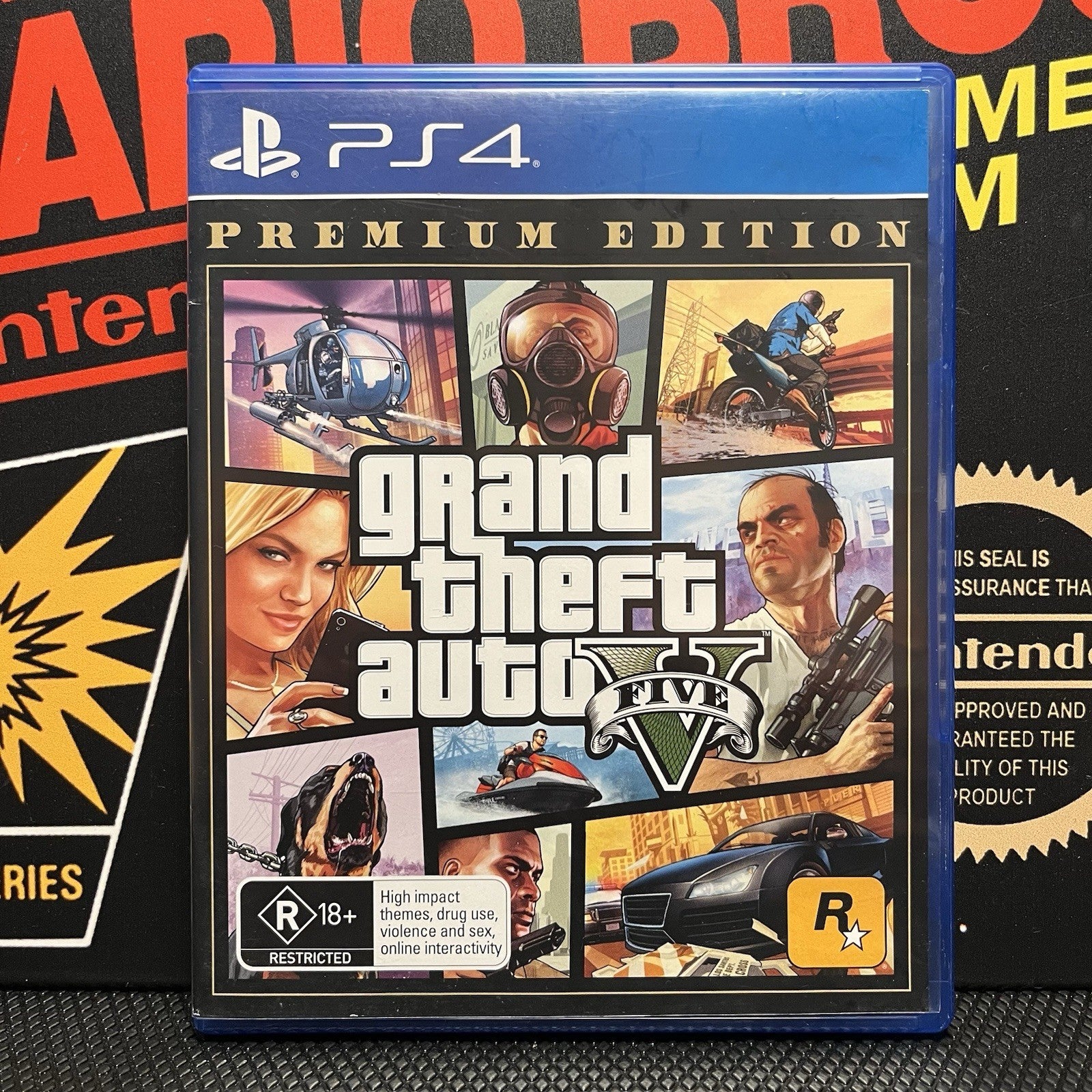 GTA V Premium Edition W.Map & Manual PlayStation 4