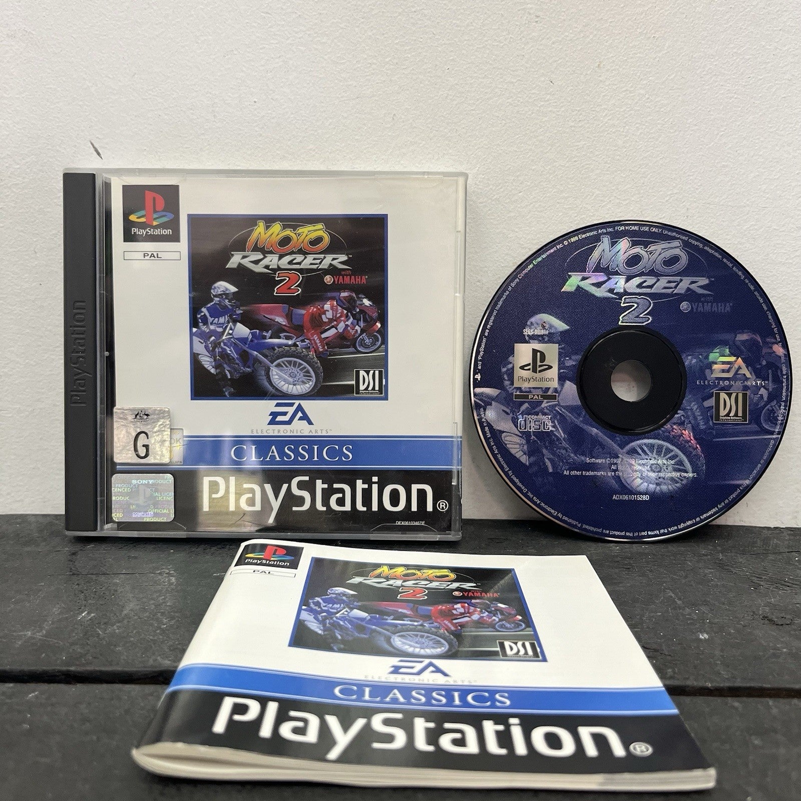 PlayStation 1 Console SCPH-7502 W.Controller & Game Mem Card & Leads Console