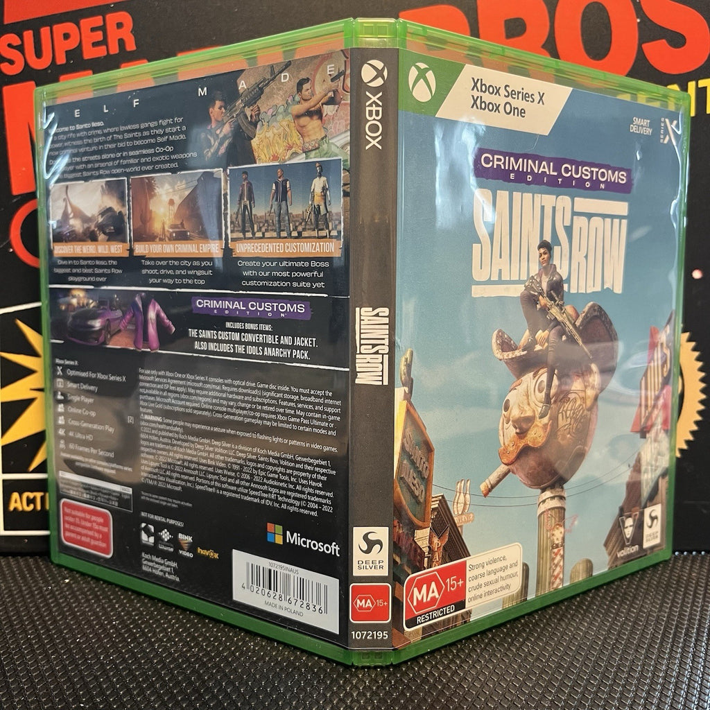 Saint Row Criminal Customs Edition W.DLC'S Xbox One Xbox Series X