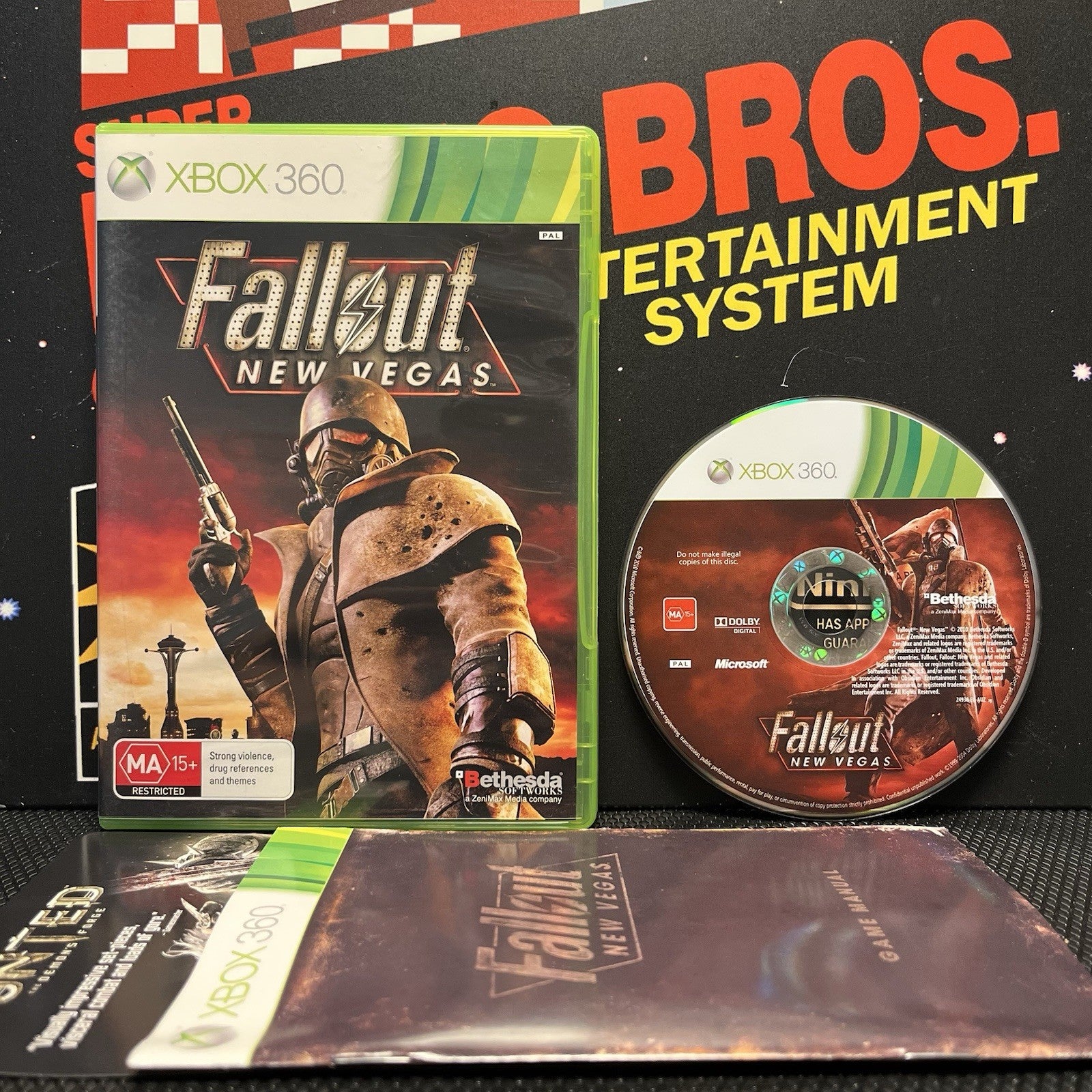 Fallout New Vegas W.Manual Microsoft Xbox 360