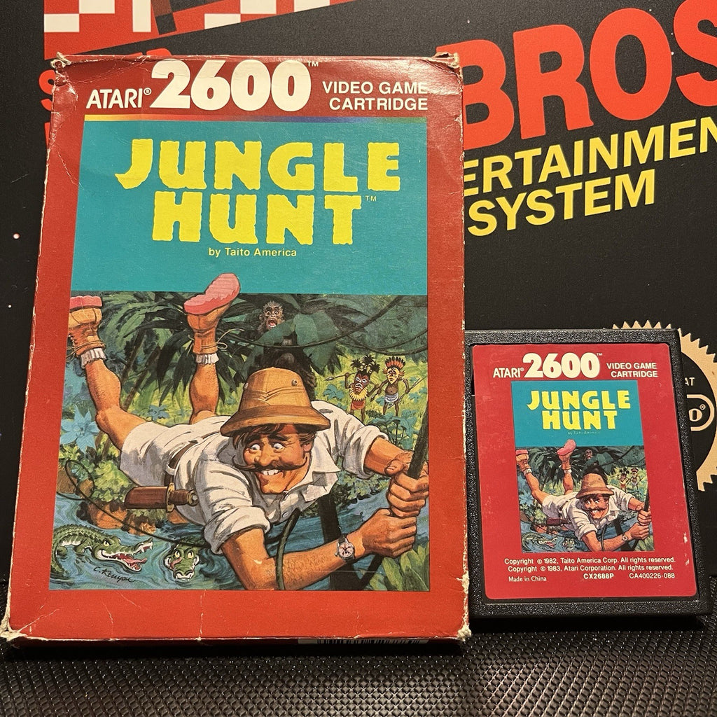Jungle Hunt W.Original Box Atari 2600