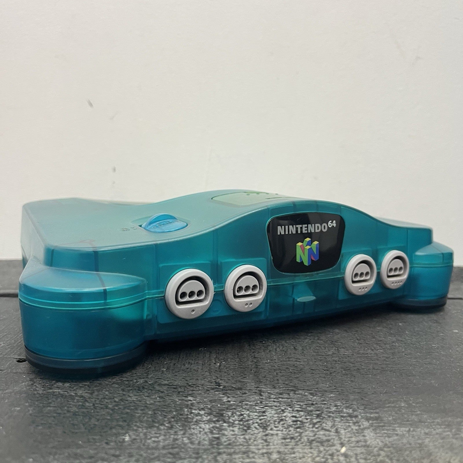 Nintendo 64 Funtastic Ice Blue Console With Matching Controller Game & Leads