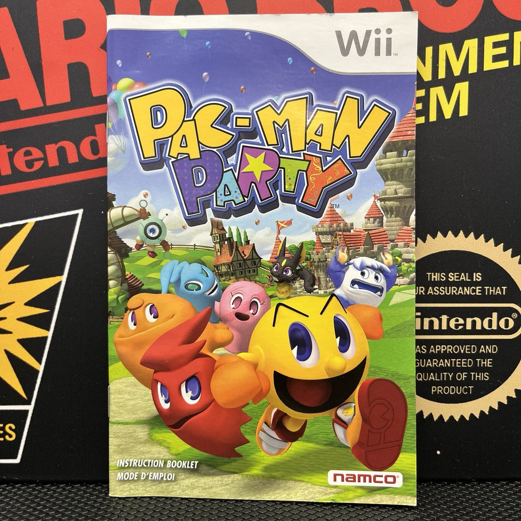 Pac-Man Party W.Manual Nintendo Wii PAL LIKE NEW
