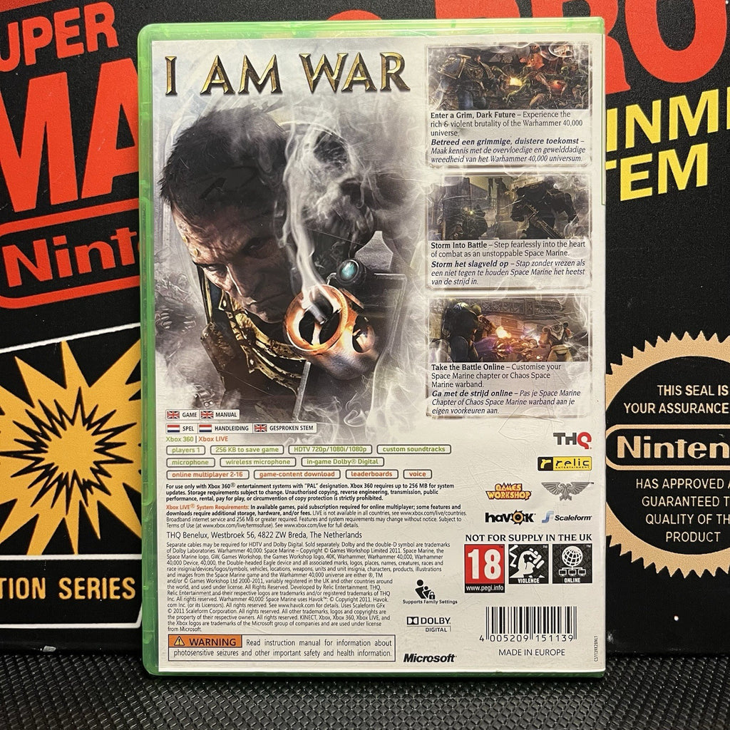 Space Marine W.Manual Xbox 360