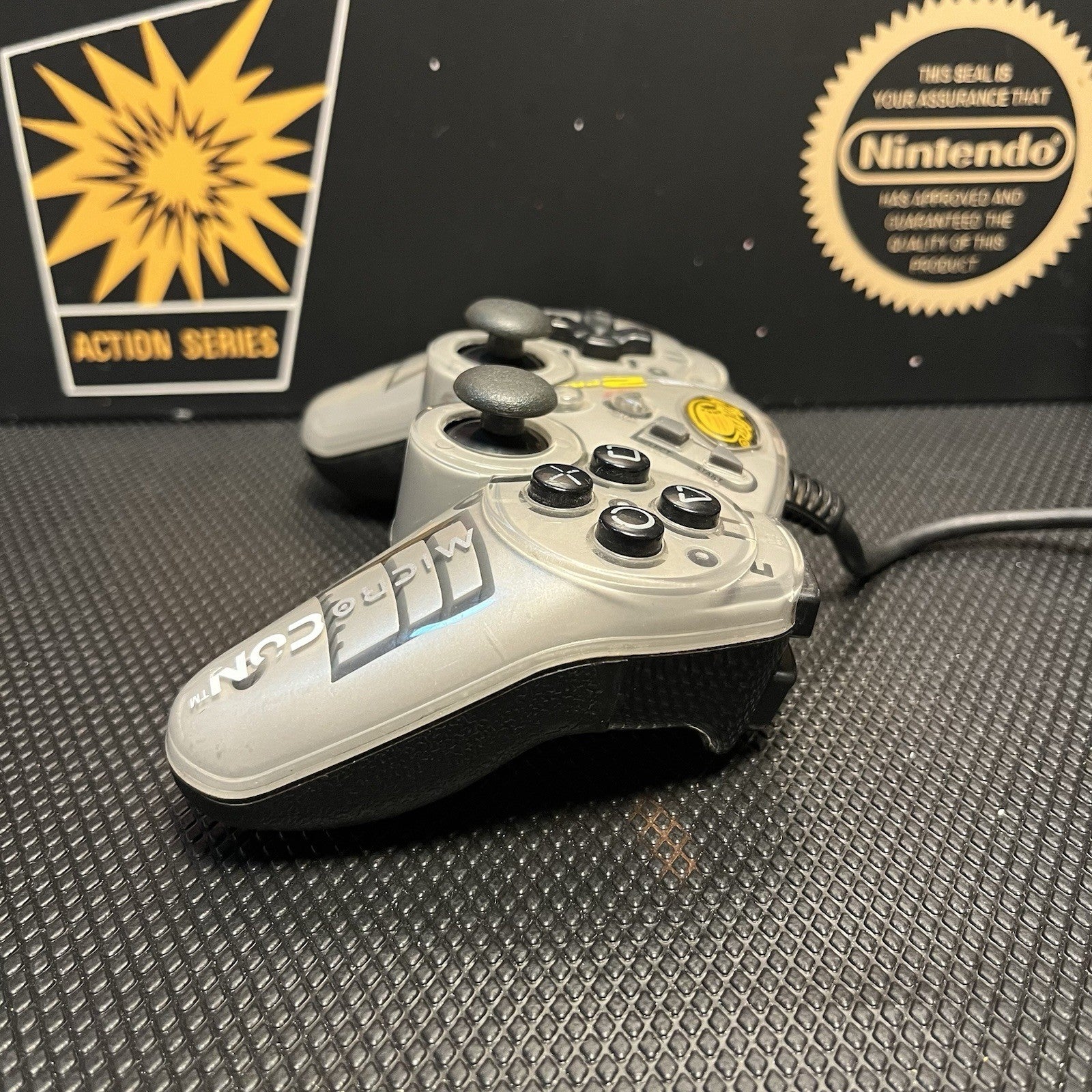 Mad Catz Dual Force 2 Pro Silver Playstation 2 PS2 MICROCON Controller