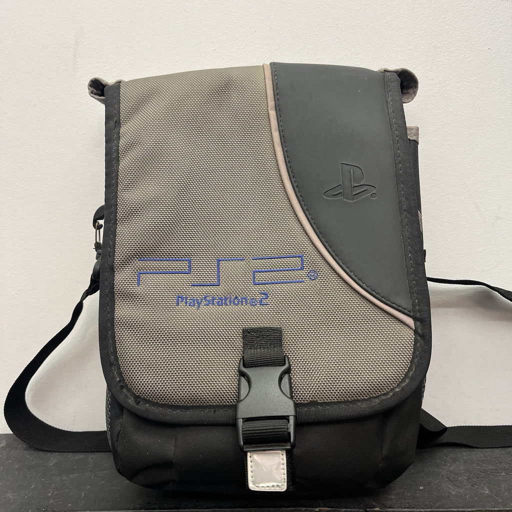 Sony PlayStation 2 Official RDS Travel Carry Bag Grey Black Blue Trim PS2 Logo