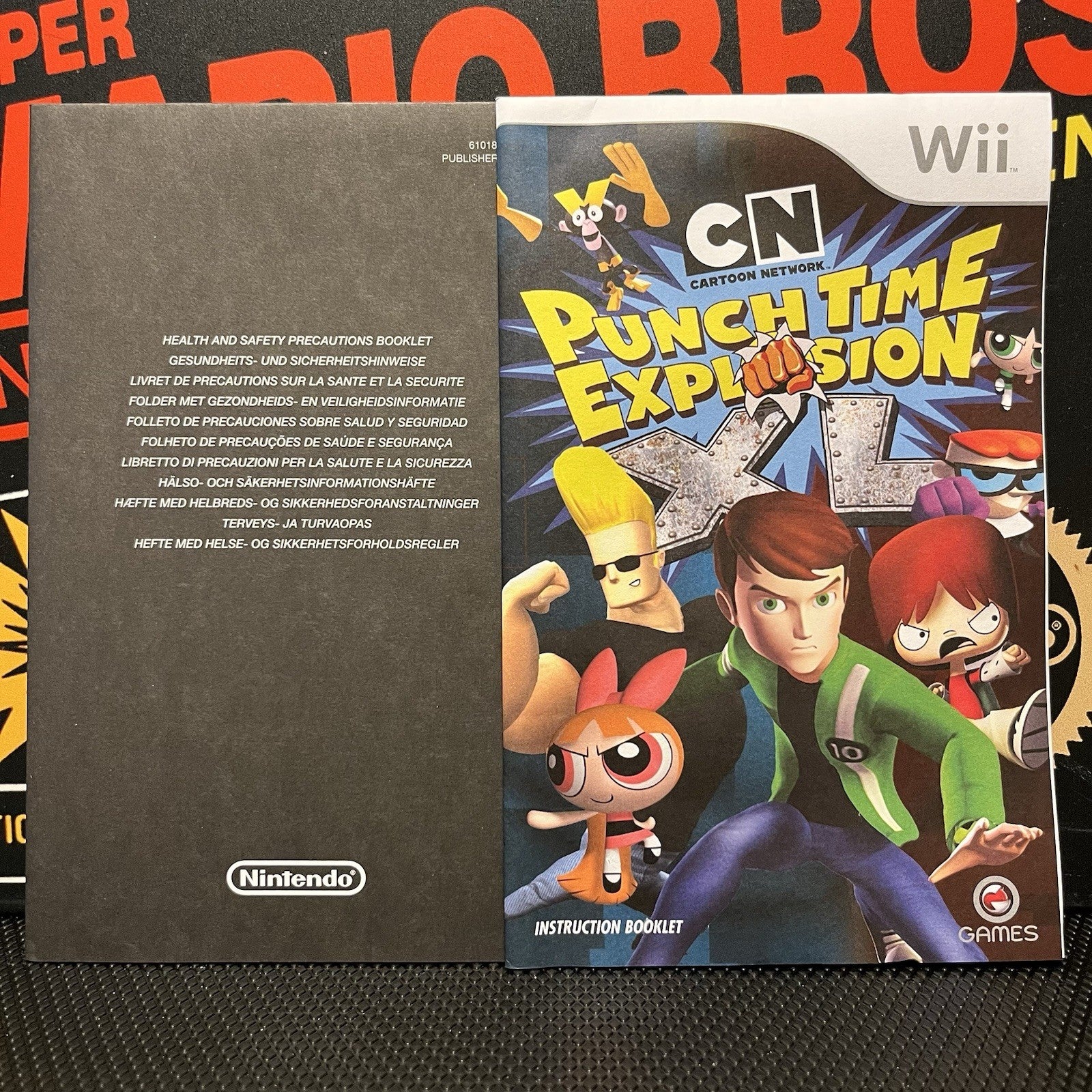 Cartoon Network Punch Time Explosion XL W.Manual Nintendo Wii Wii U