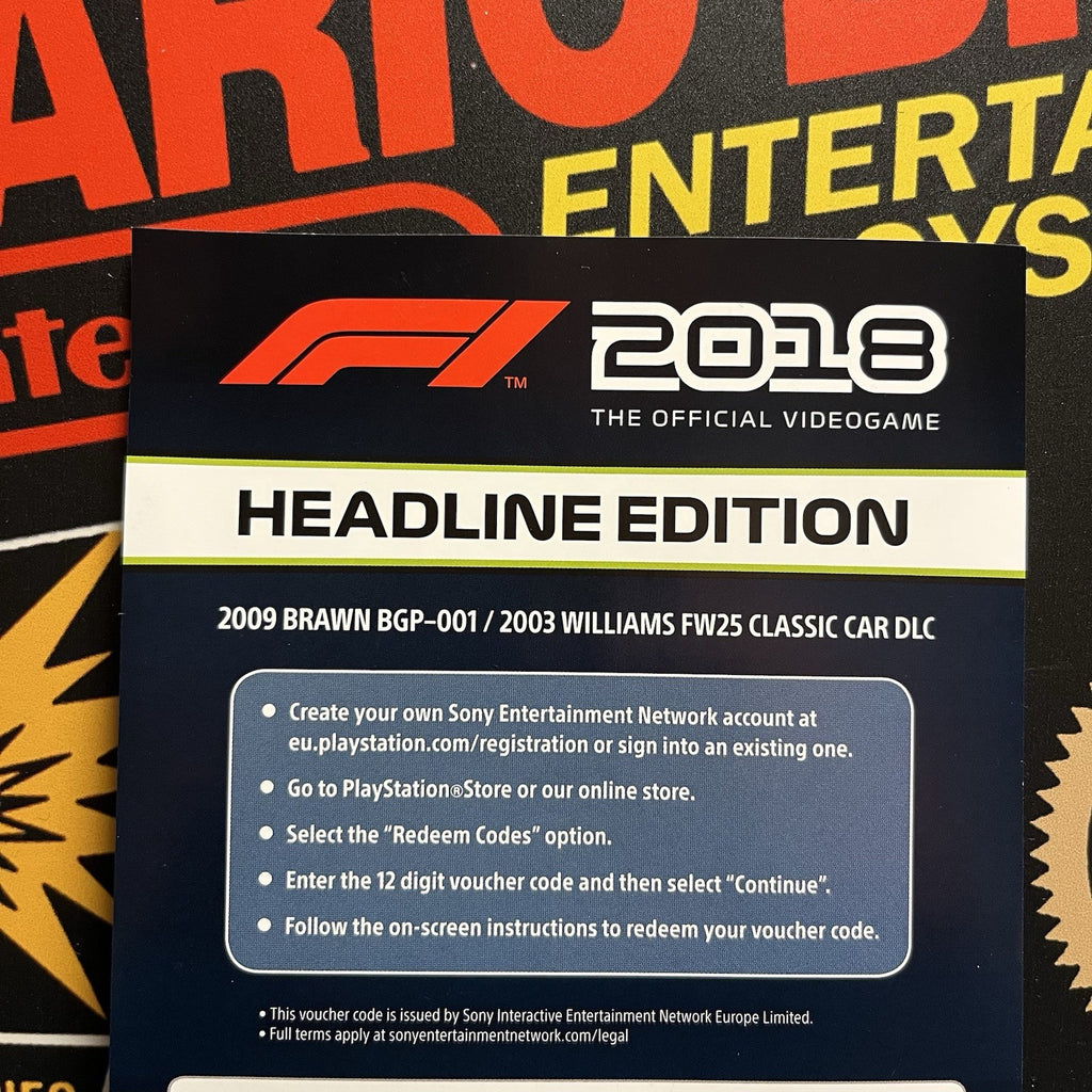 F1 2018 Headline Edition PlayStation 4