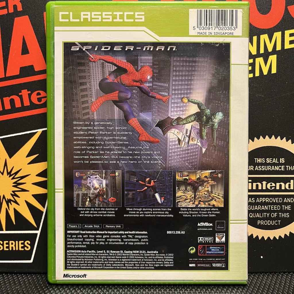 Spider-Man W.Manual Xbox