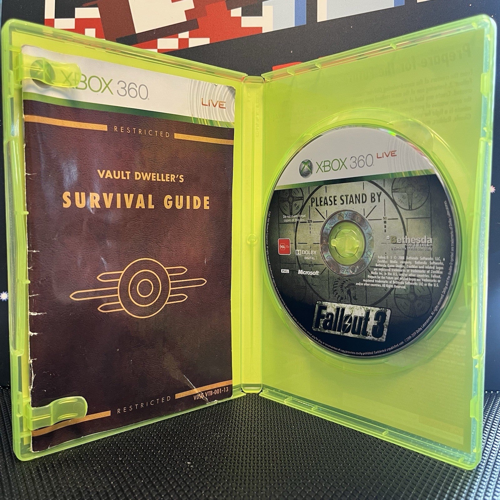 Fallout 3 W.2 Expansion Packs W.Manuals Xbox 360