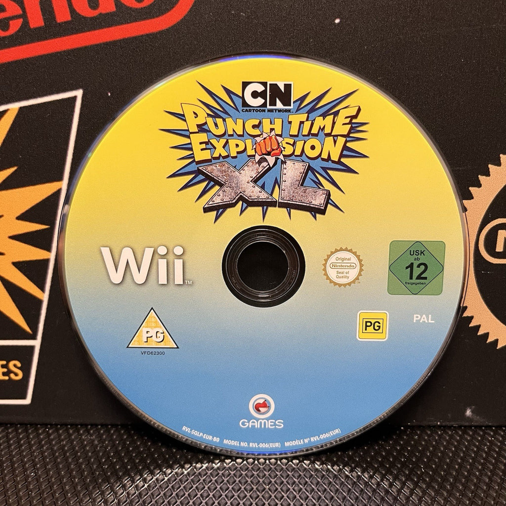 Cartoon Network Punch Time Explosion XL W.Manual Nintendo Wii Wii U