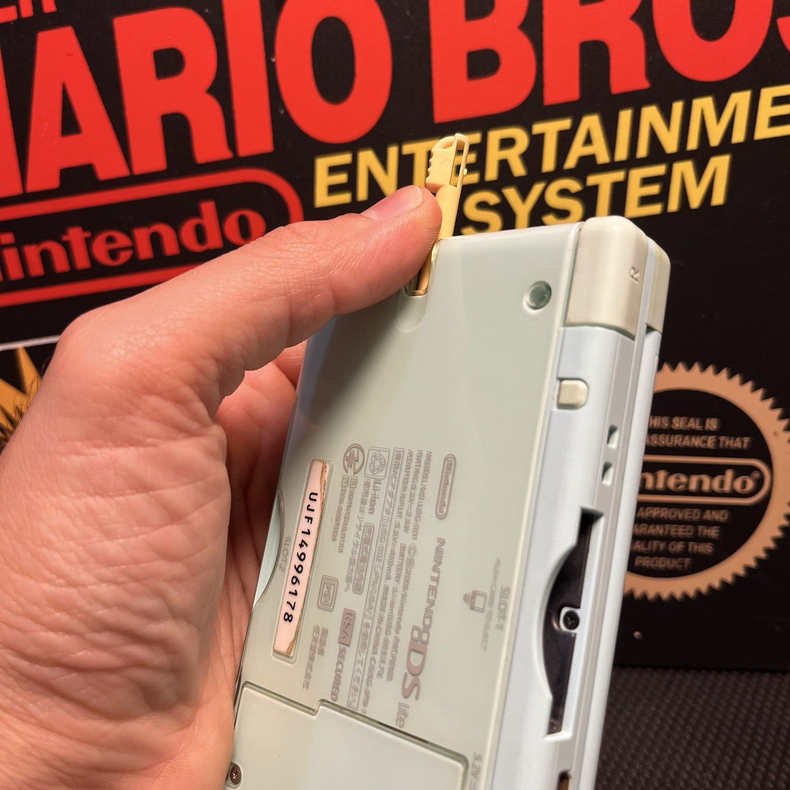 Nintendo DS Lite Console Ice Blue W.Charger Game