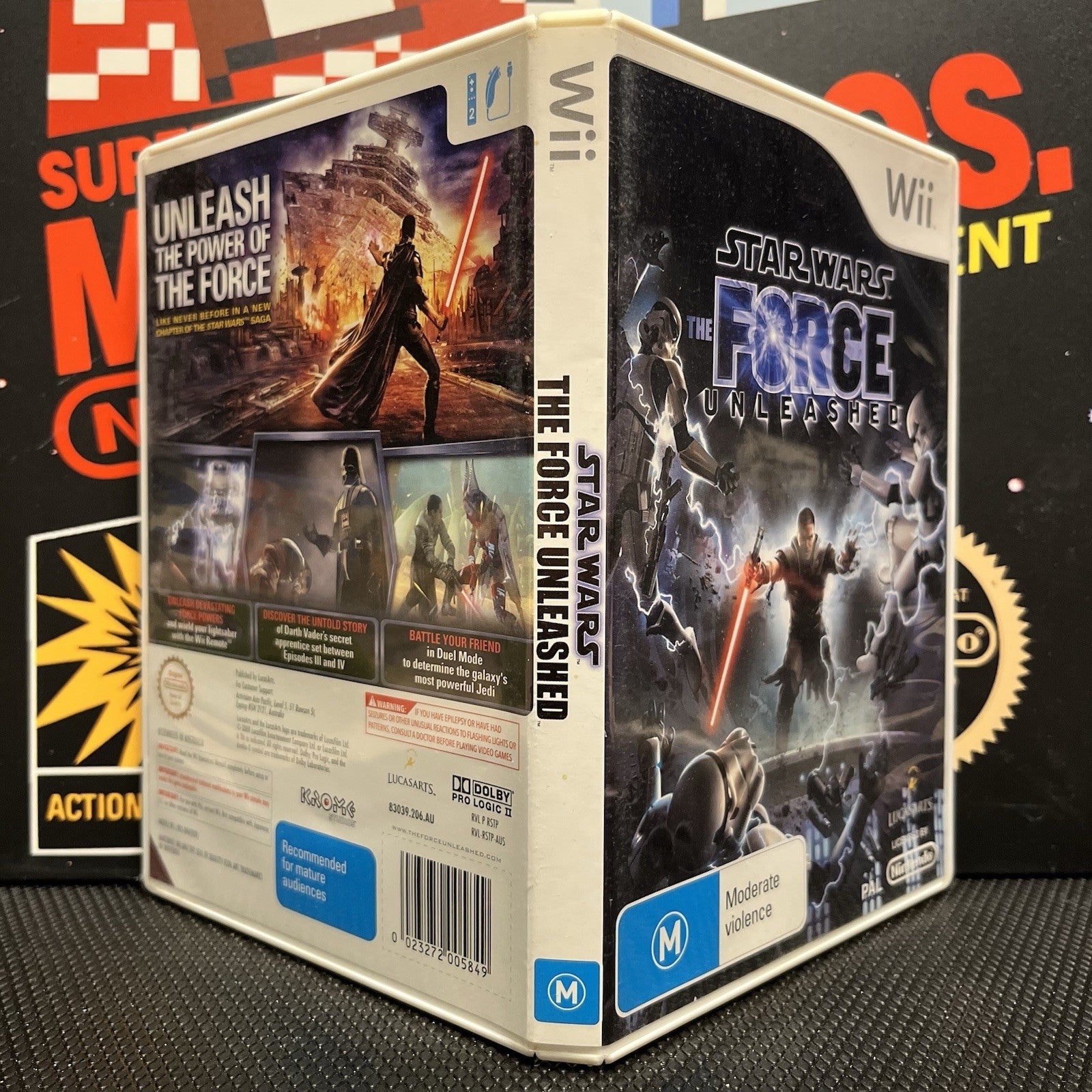 Star Wars The Force Unleashed W.Manual Nintendo Wii Wii U