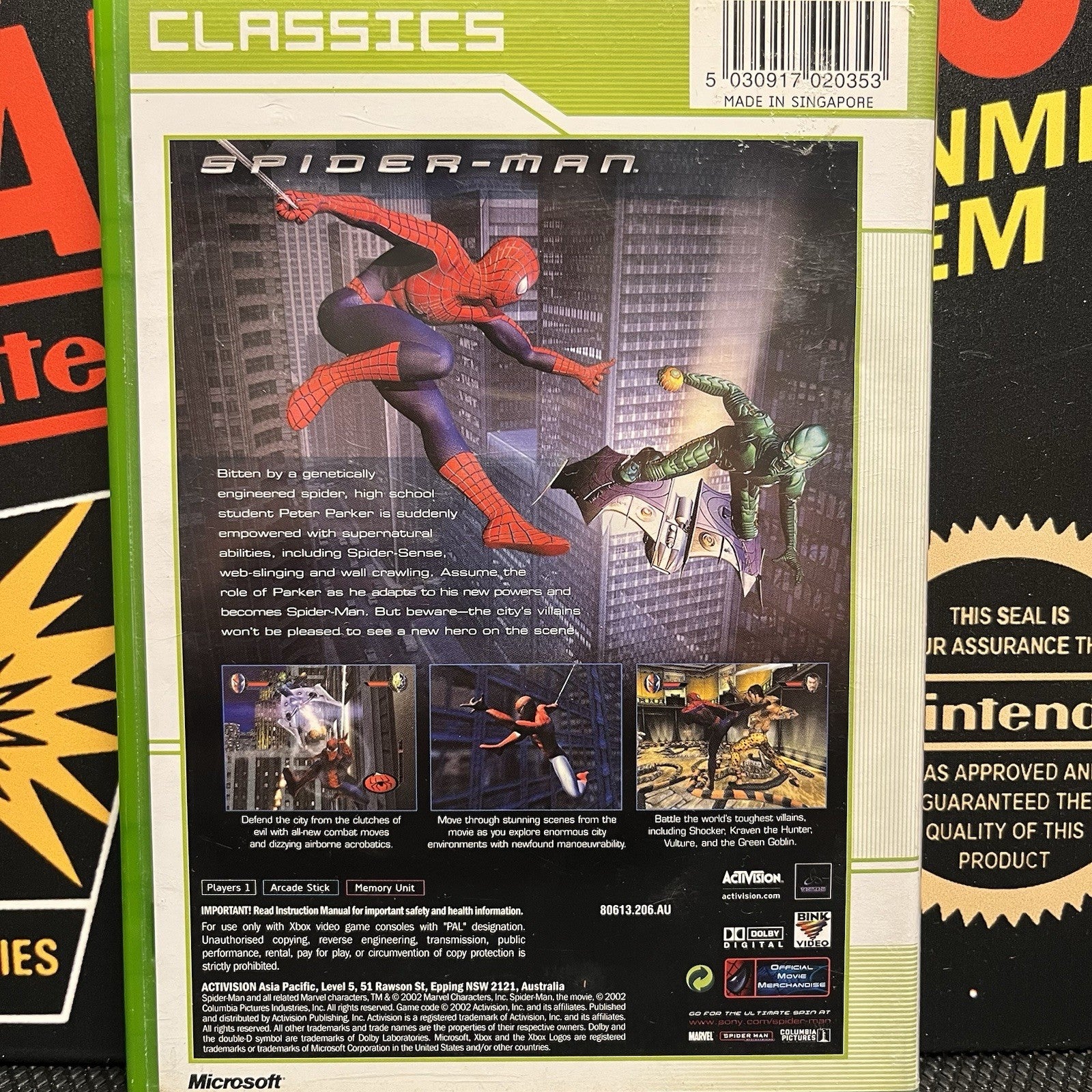 Spider-Man W.Manual Xbox