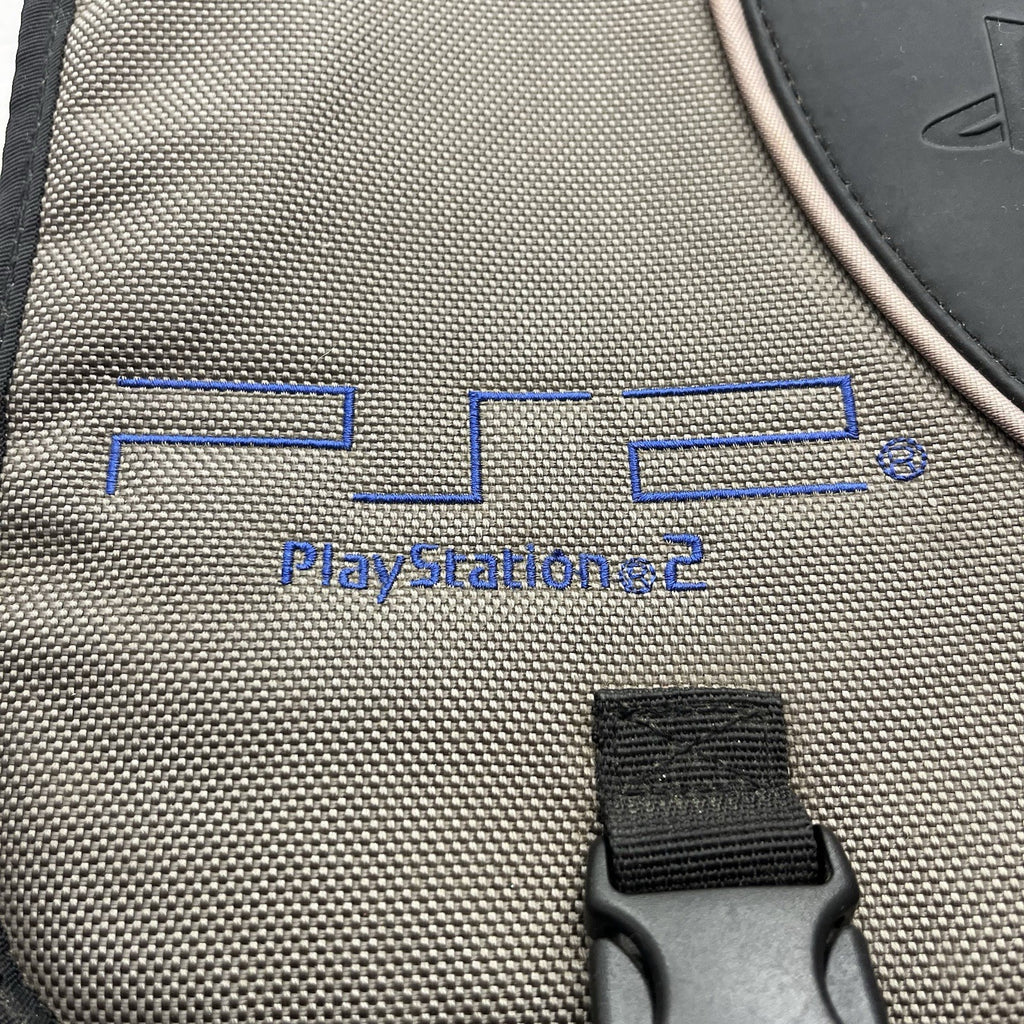 Sony PlayStation 2 Official RDS Travel Carry Bag Grey Black Blue Trim PS2 Logo