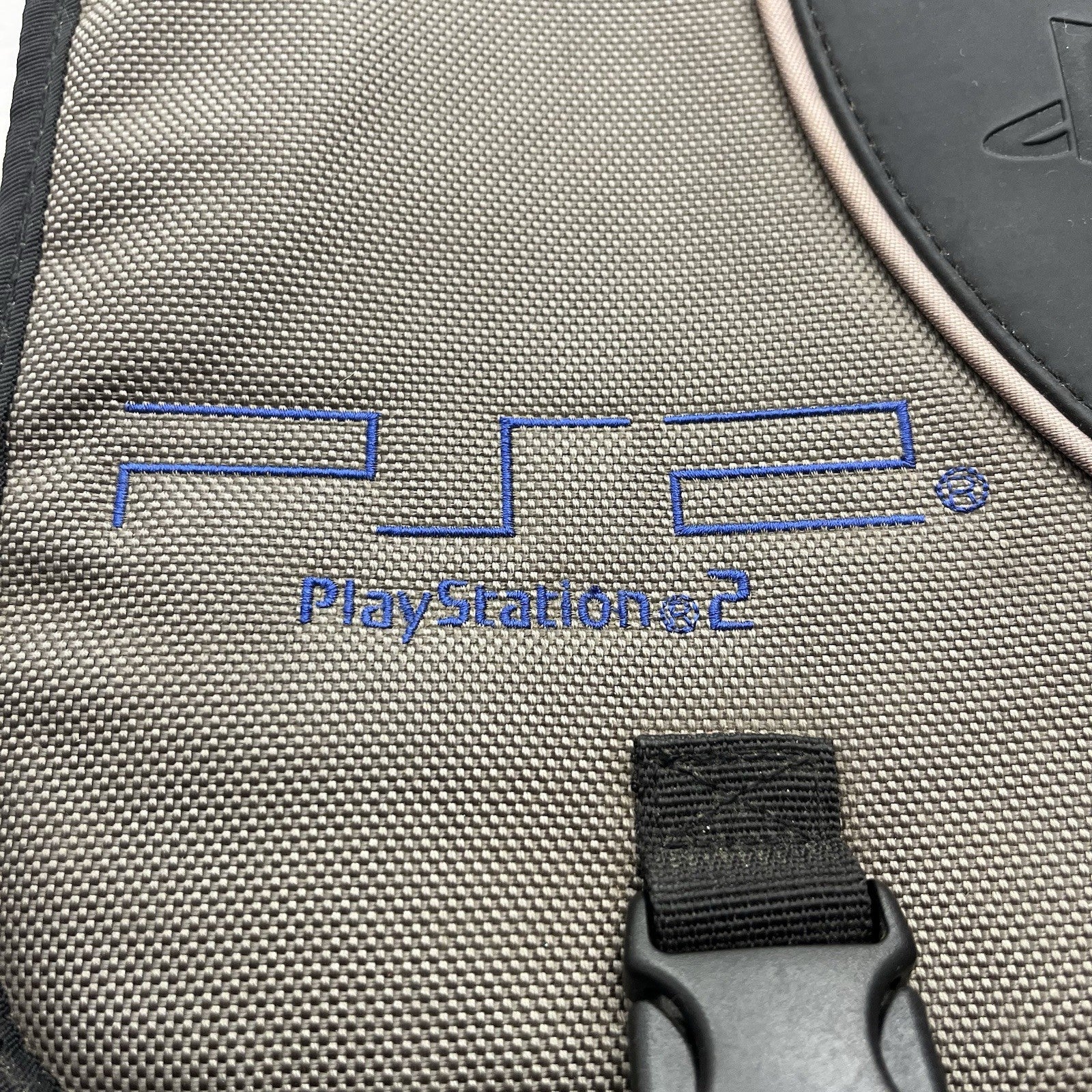 Sony PlayStation 2 Official RDS Travel Carry Bag Grey Black Blue Trim PS2 Logo