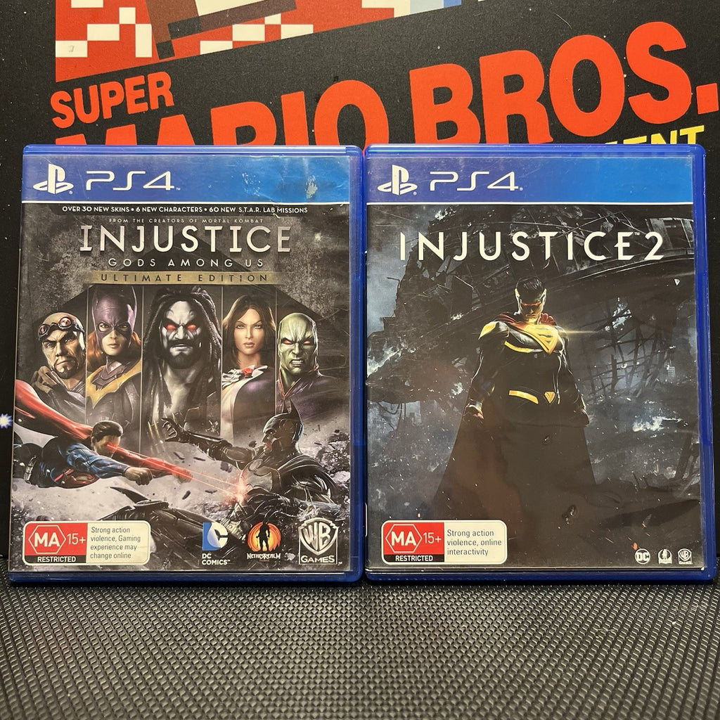 Injustice Gods Among Us Ultimate Edition & Injustice 2 PlayStation 4