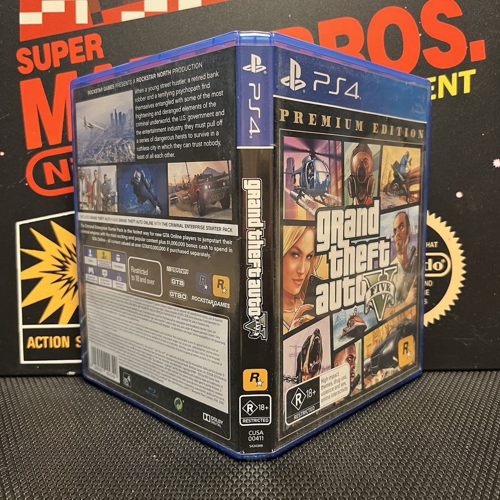 GTA V Premium Edition W.Map & Manual PlayStation 4