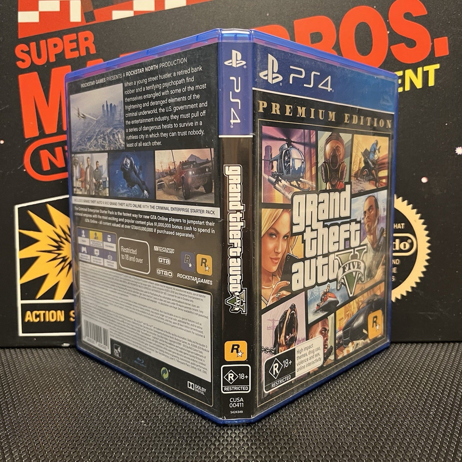 GTA V Premium Edition W.Map & Manual PlayStation 4