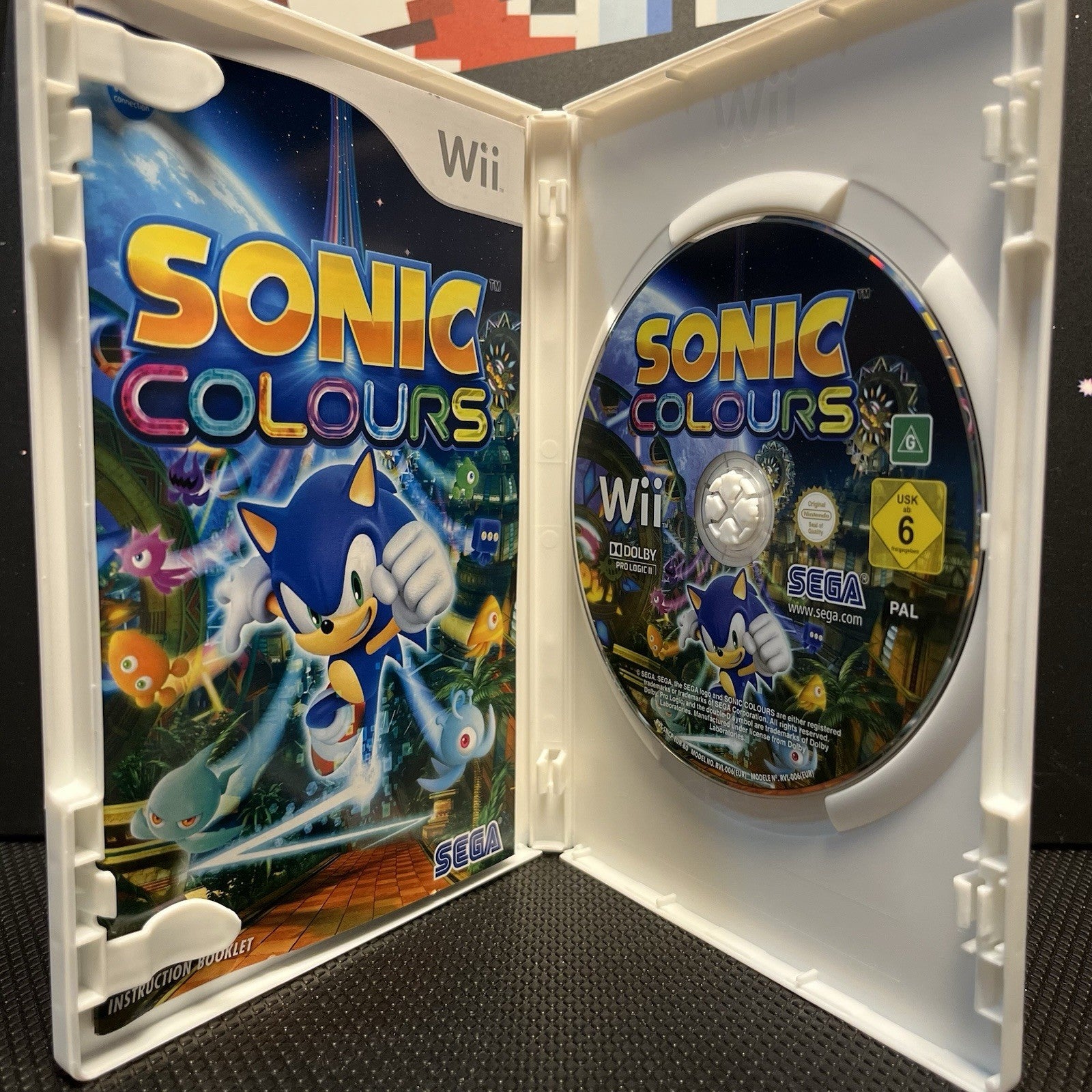 Sonic Colours W.Manual Nintendo Wii