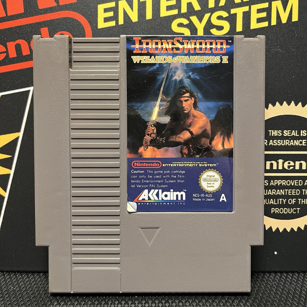 Iron Sword Wizards & Warriors 2 Nintendo Entertainment System