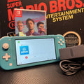 Nintendo Switch Lite Turquosie W.Game & Official Charger Console