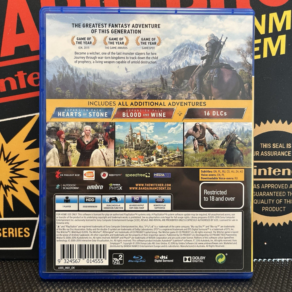 The Witcher 3: Wild Hunt Game Of The Year Edition PlayStation 4