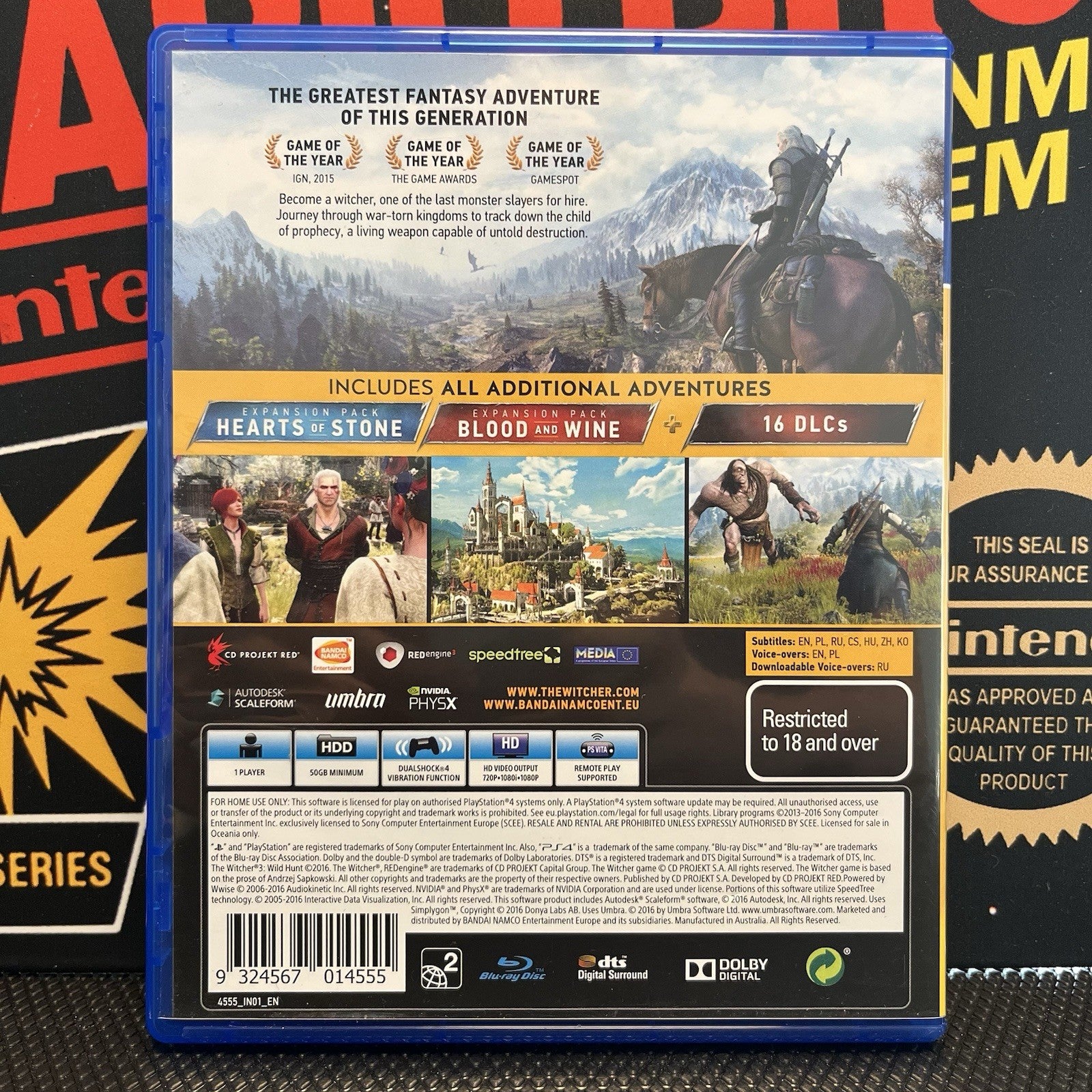 The Witcher 3: Wild Hunt Game Of The Year Edition PlayStation 4