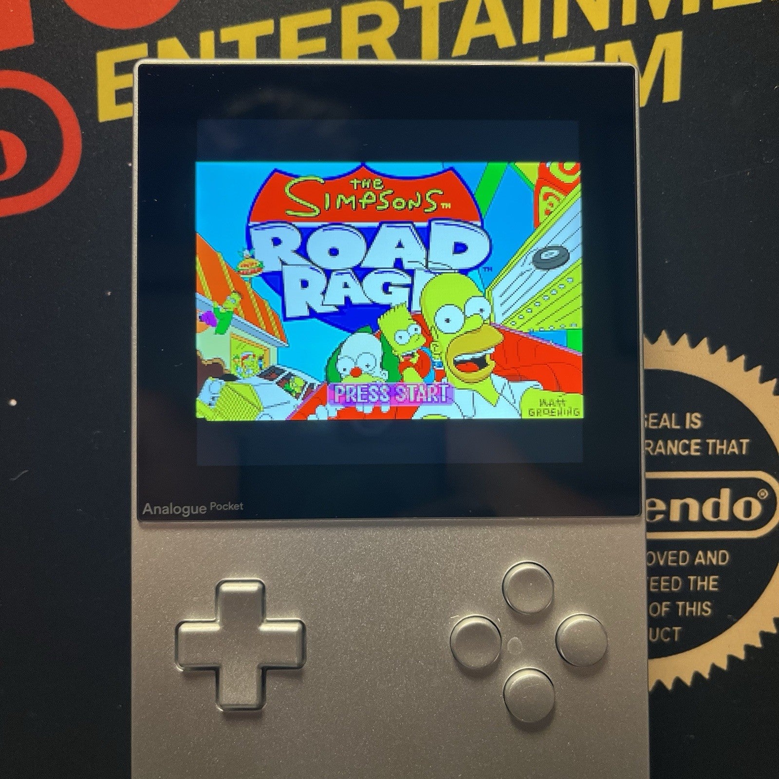 The Simpsons Road Rage Nintendo Game Boy Advance