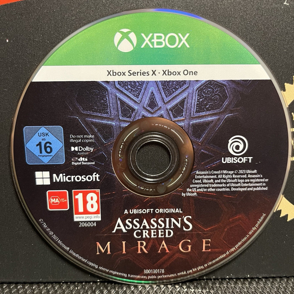 Assassin's Creed Mirage W.Manual Xbox One
