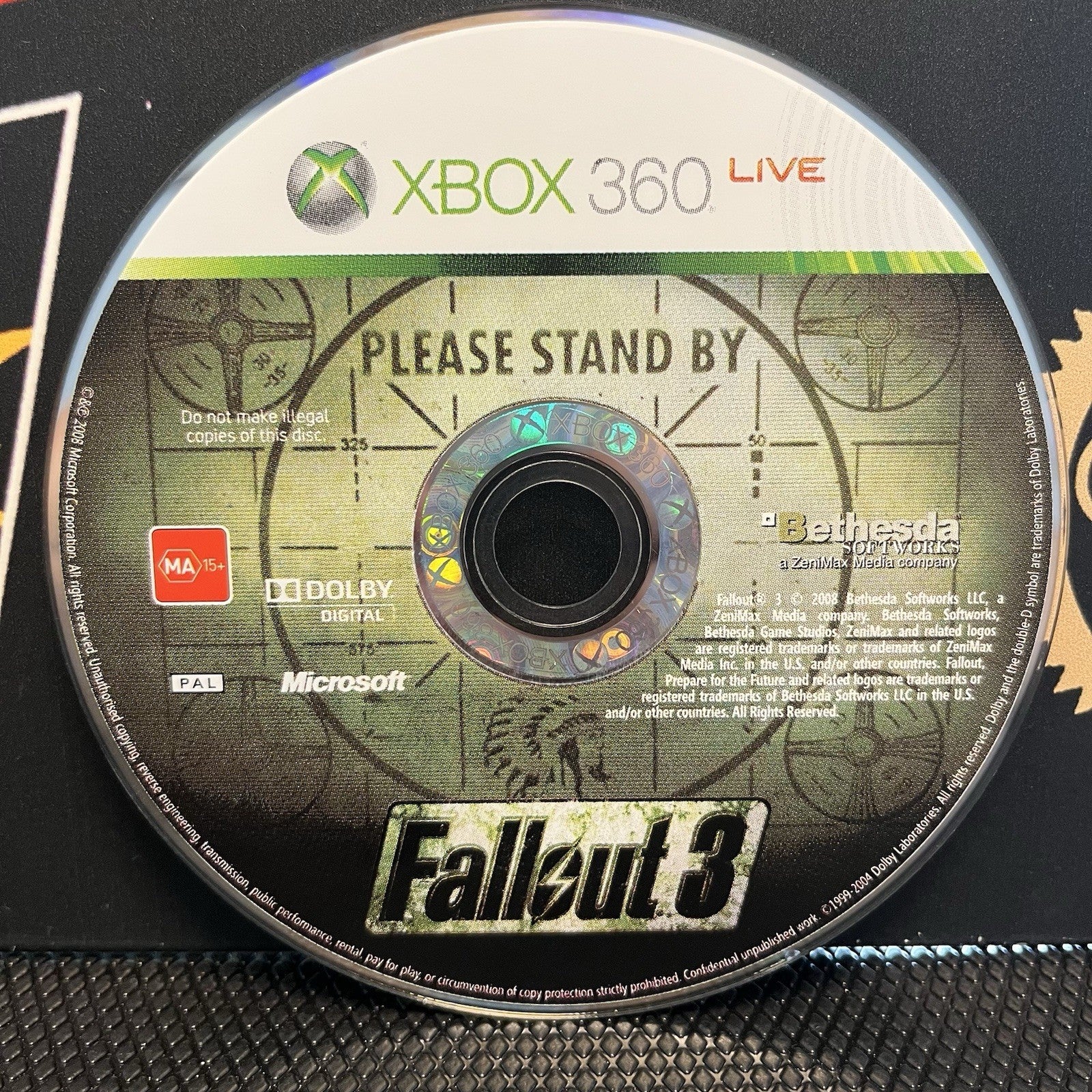 Fallout 3 W.2 Expansion Packs W.Manuals Xbox 360