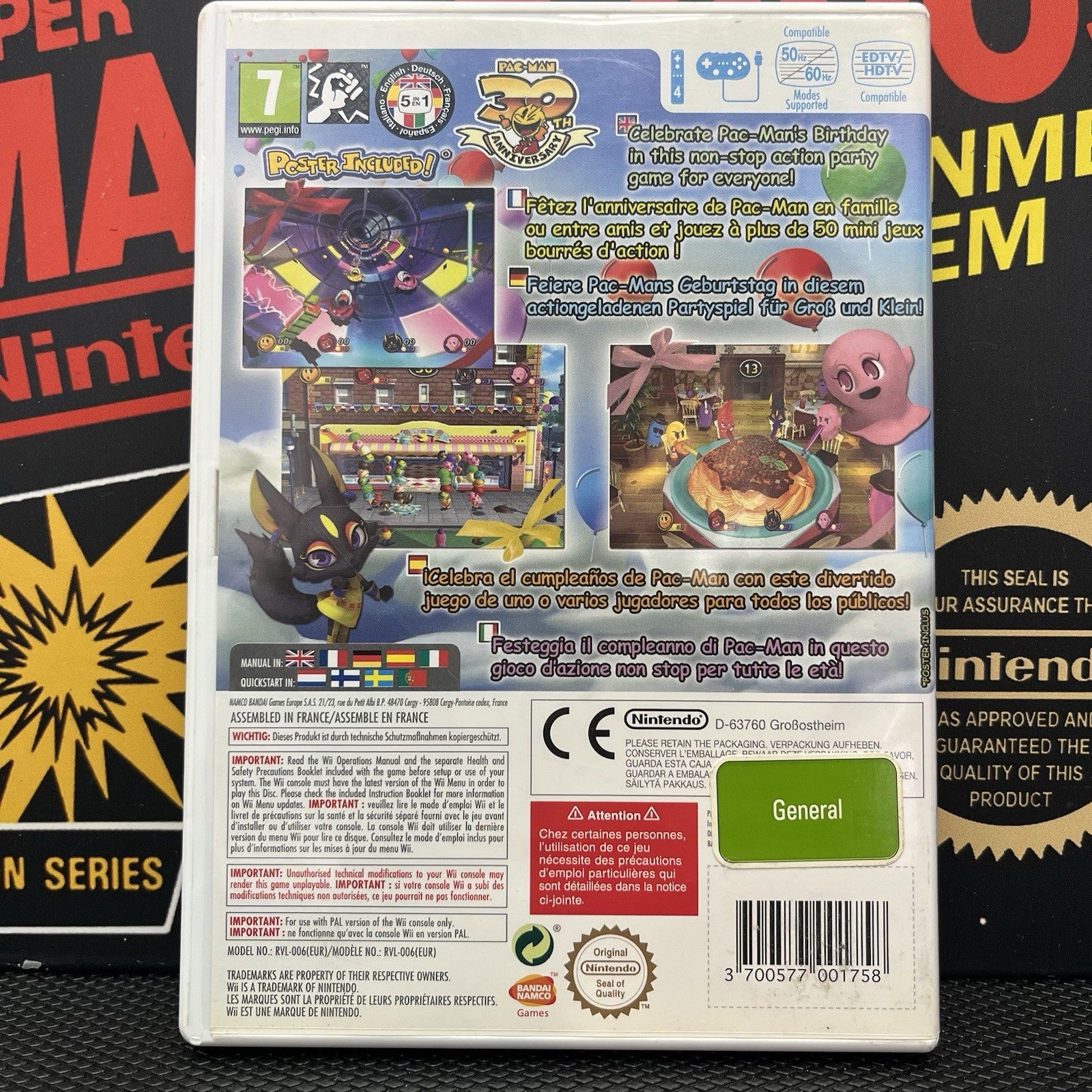 Pac-Man Party W.Manual Nintendo Wii