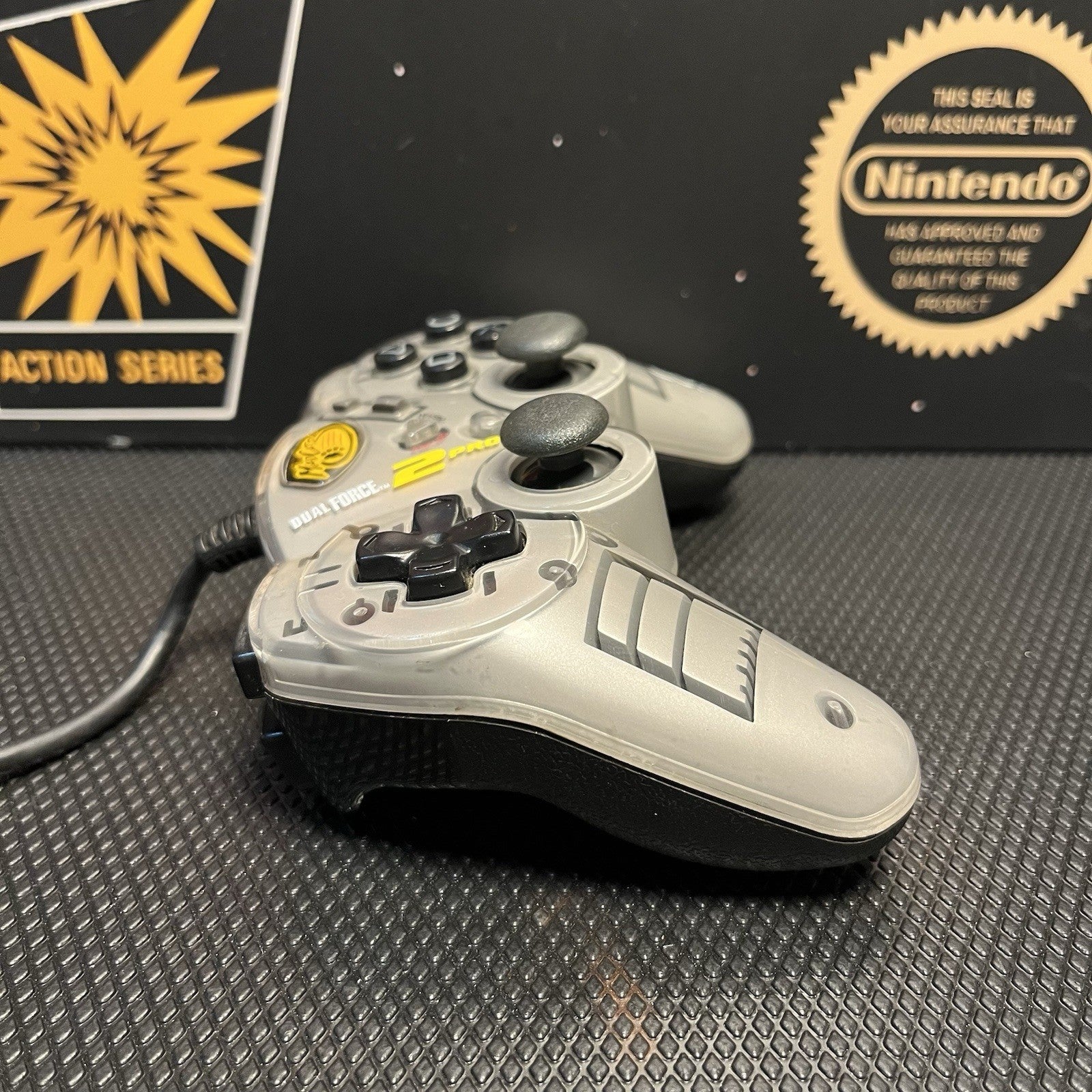 Mad Catz Dual Force 2 Pro Silver Playstation 2 PS2 MICROCON Controller