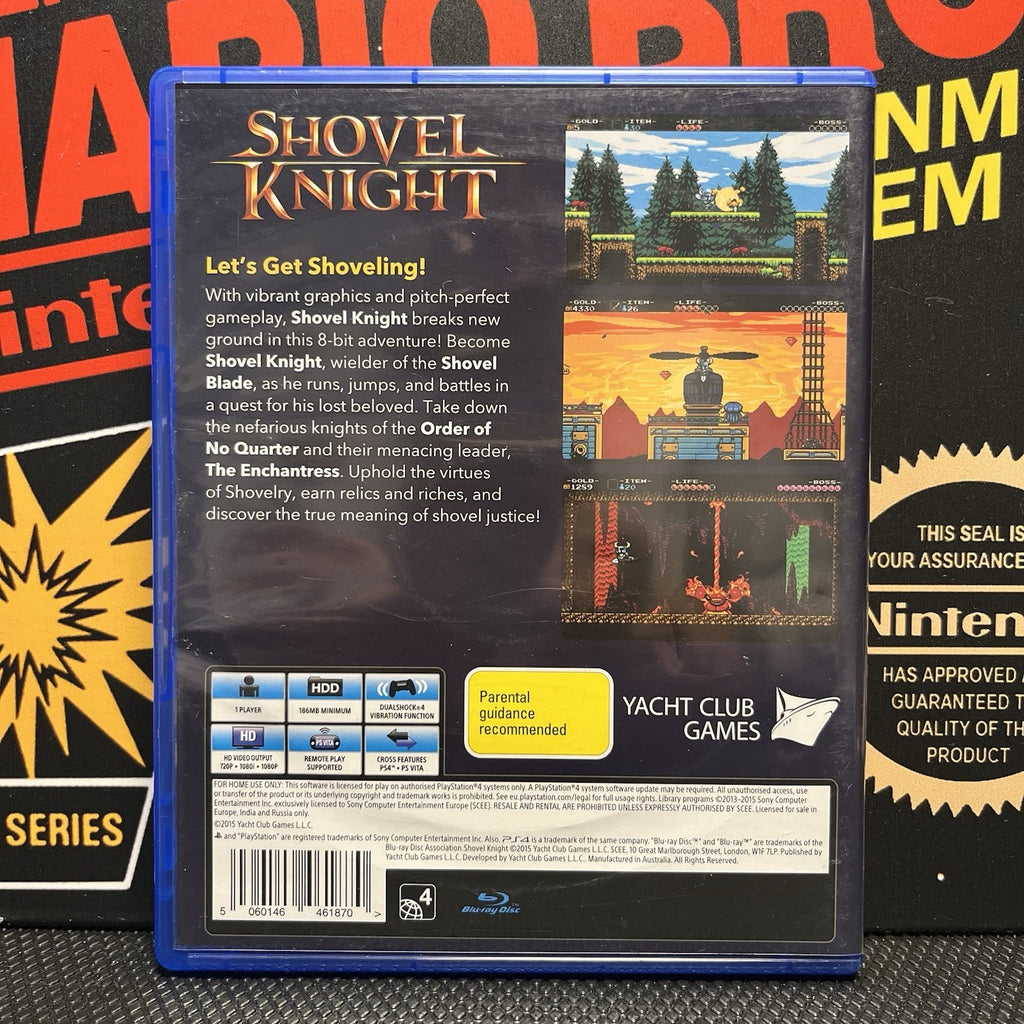 Shovel Knight W.Manual Playstation 4 PS4