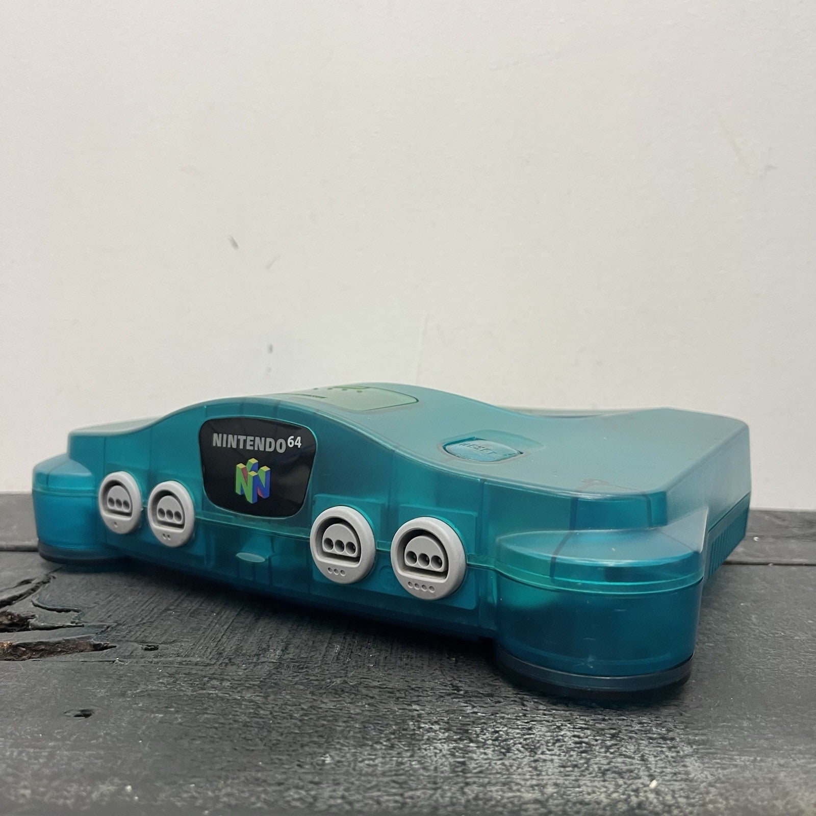 Nintendo 64 Funtastic Ice Blue Console With Matching Controller Game & Leads