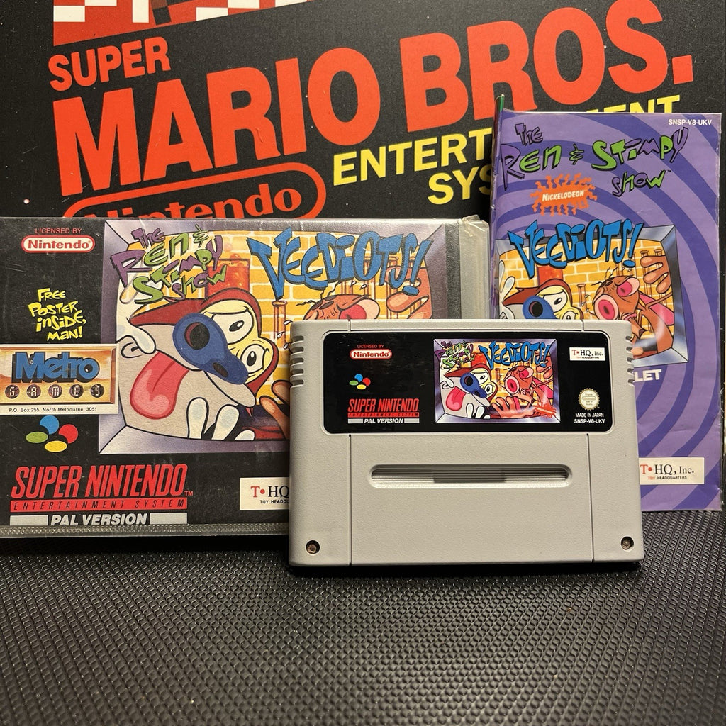 The Ren & Stimpy Show Veediots! Super Nintendo Entertainment System
