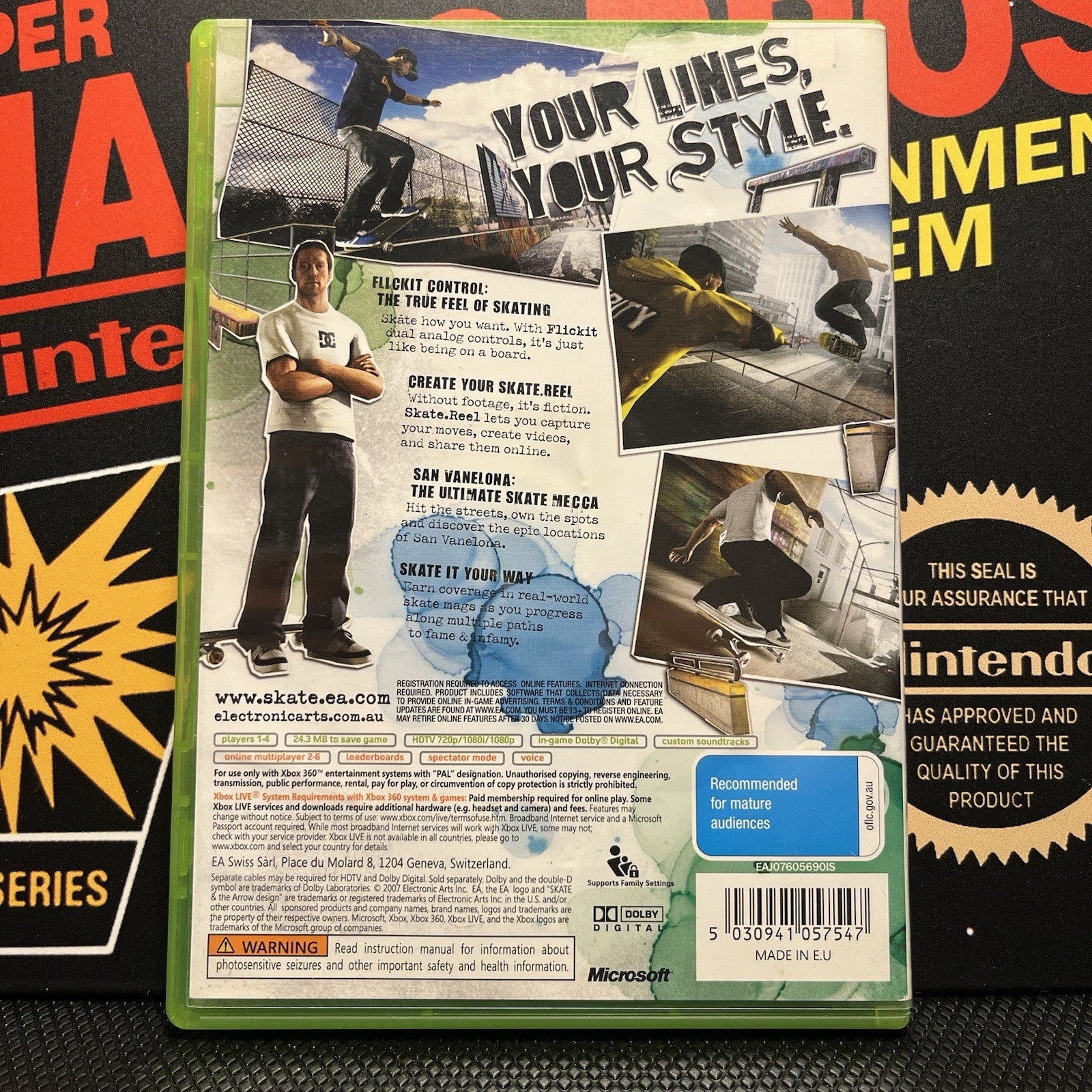 Skate W.Manual Xbox 360