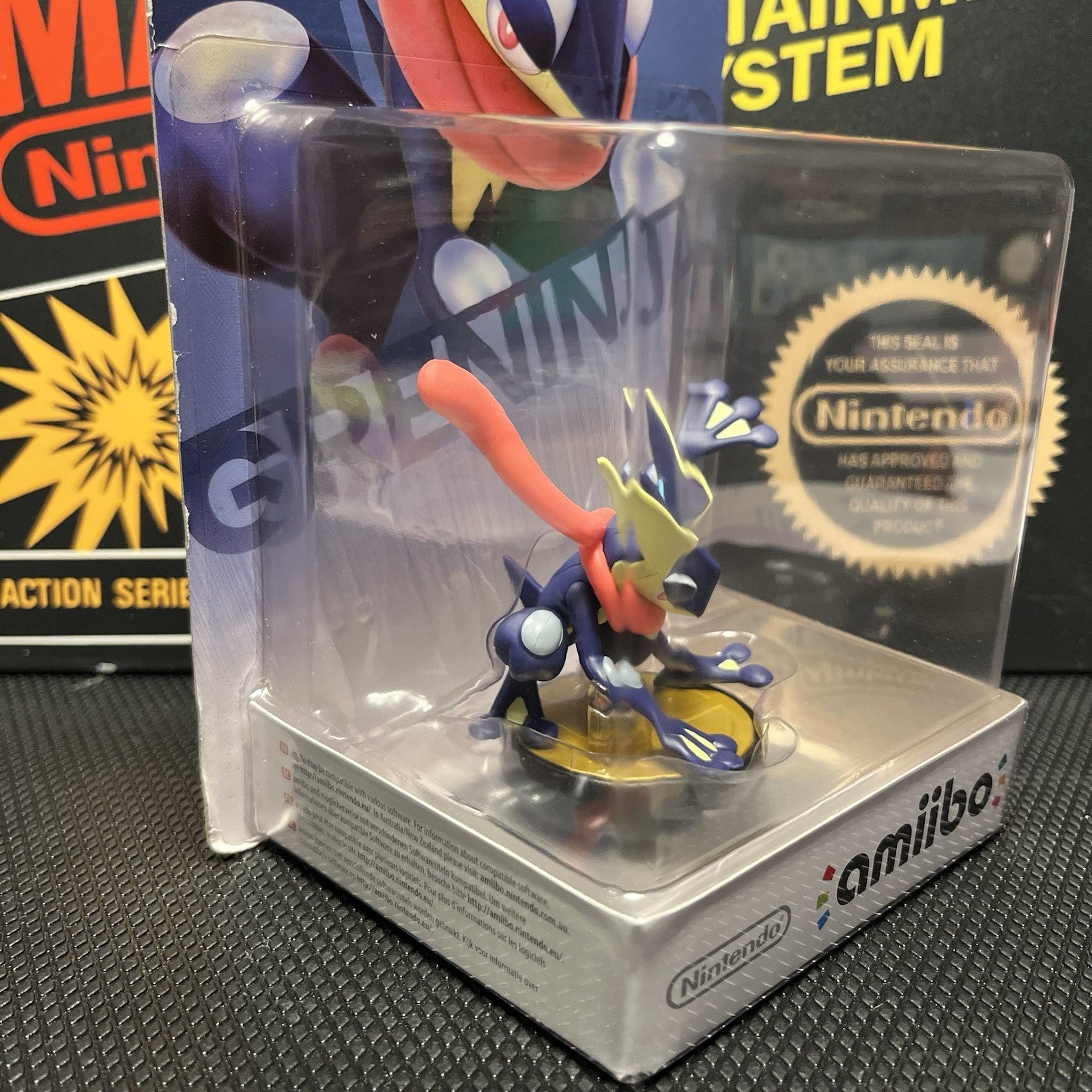 Nintendo Amiibo No.36 Greninja Super Smash Bros. Brand & New Sealed