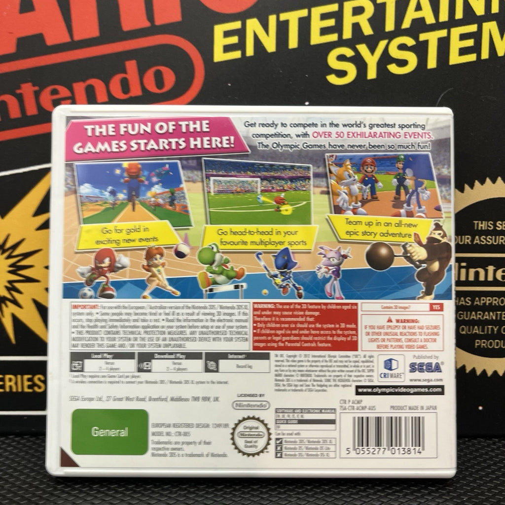 Mario & Sonic At The London 2012 Olympic Games with the Manual Nintendo 3DS